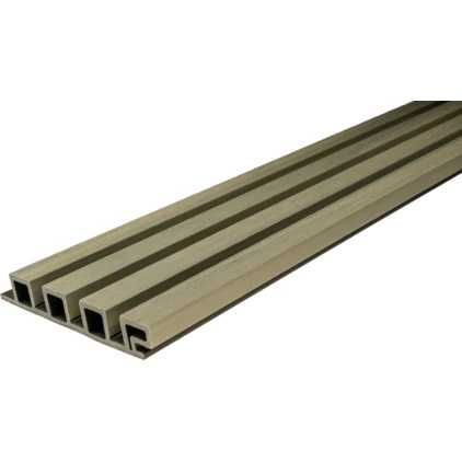 Deska kompozytowa elewacyjna Gardin Deco Black Wall Teak/Oak/Silver 30x160x2950