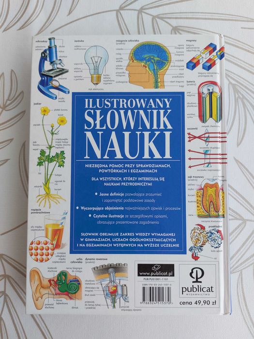 Ilustrowany słownik nauki Fizyka Chemia Biologia