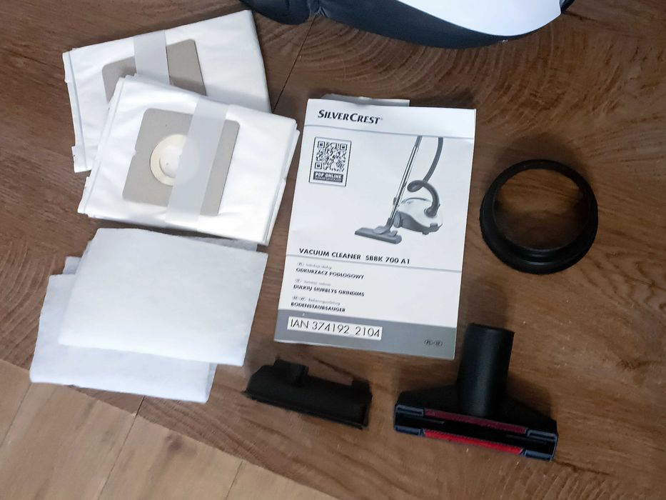 Odkurzacz workowy SilverCrest SBBK 700 A1, 700W, biały