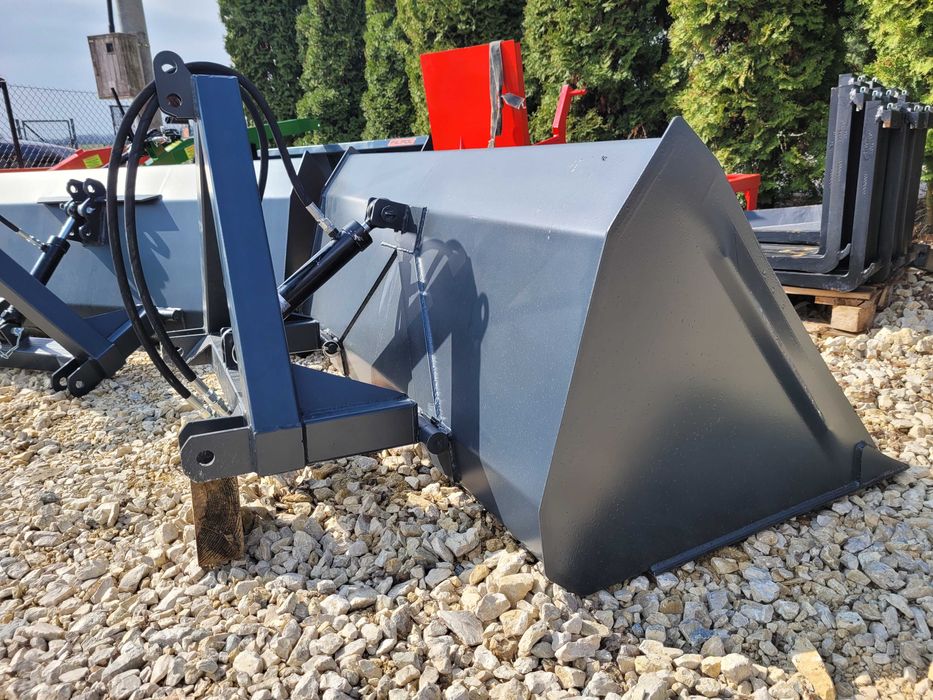 Łyżka/ łycha na tył ciągnika z KIPREM HYDRAULICZNYM do ziemi gruzu