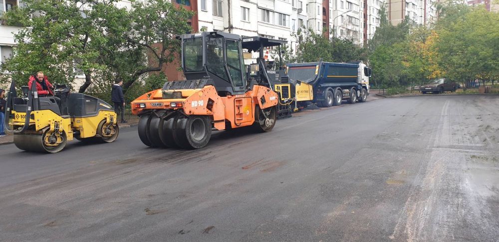 Асфальтування / Асфальтирование