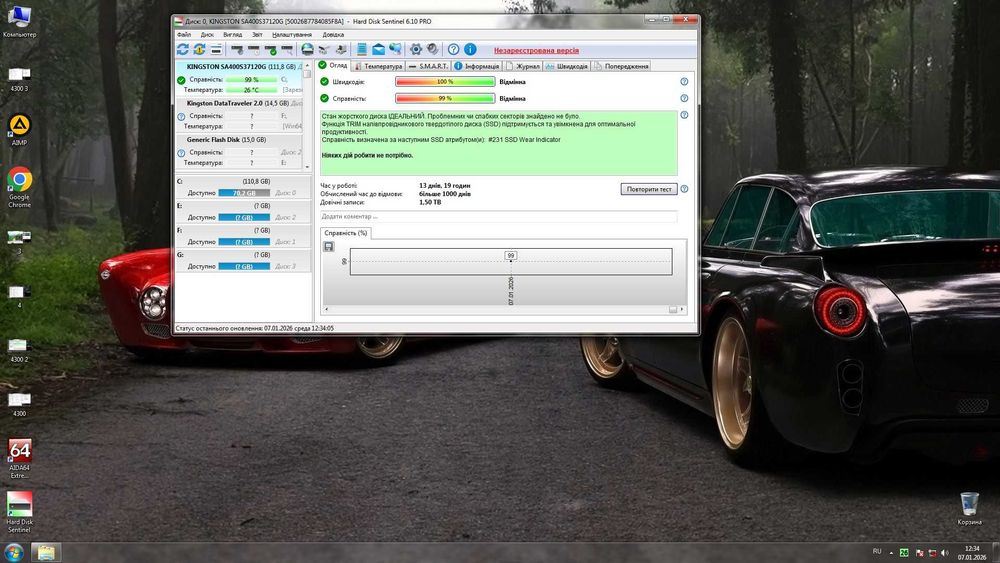 ПК 4 ядра/ 8Гб ОЗУ/ SSD 120Гб/ Radeon 5750 1Гб