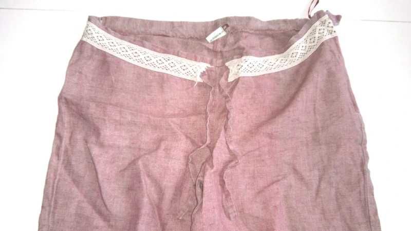 Spodnie ciazowe liliowe S/36 torelle #184