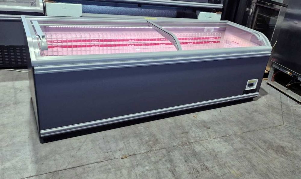 Імпорт. Морозильні ларі вітрини AHT Miami 250 ECO Графіт. Розсрочка!