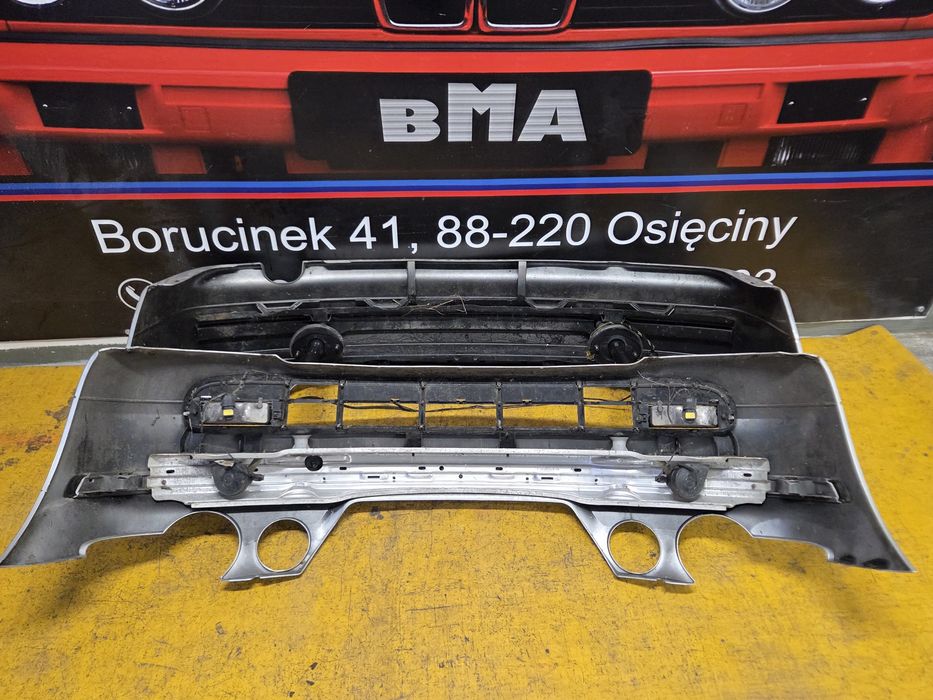 BMW E46 Compact Zderzak Przedni Przód Titansilber 354/7 Stan BDB Kompl
