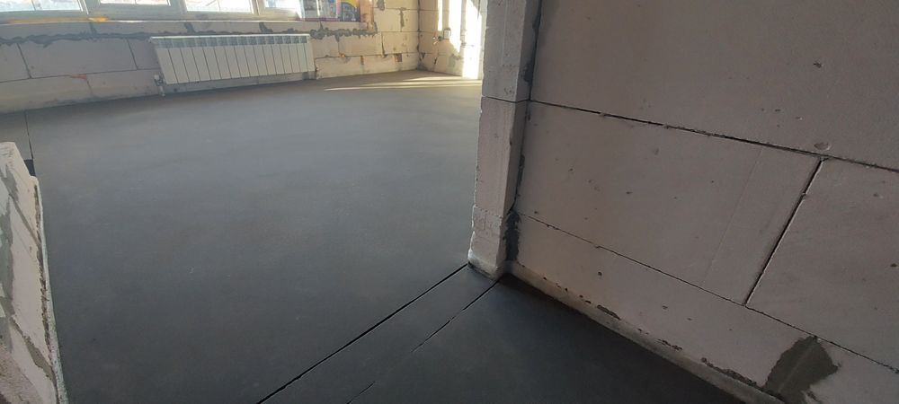 Стяжка пола,машинна стяжка підлоги,стяжка підлоги