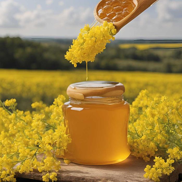 Sprzedam naturalny miód rzepakowy kremowany z własnej pasieki!