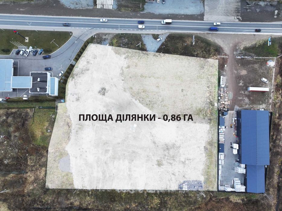 Продаж земельної ділянки на кільцевій Львова в першій лінії від дороги