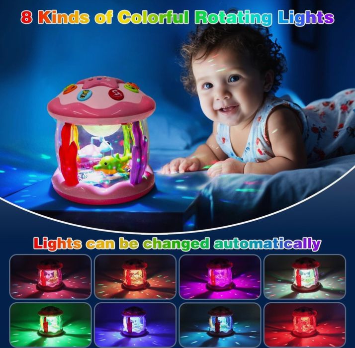 Нічник музичний і світловий, розвиваюча іграшка