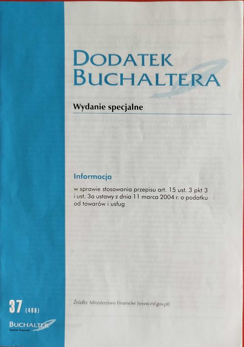 Dodatek buchaltera nr 37/2005 (466)
