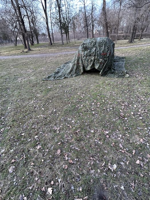 Сітка маскувальа зелена, весна - літо