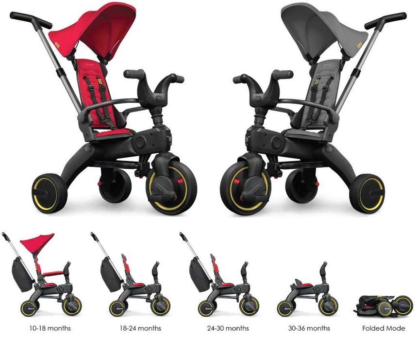 Самый компактный складной велосипед в мире. Беговел, коляска, 5 в 1