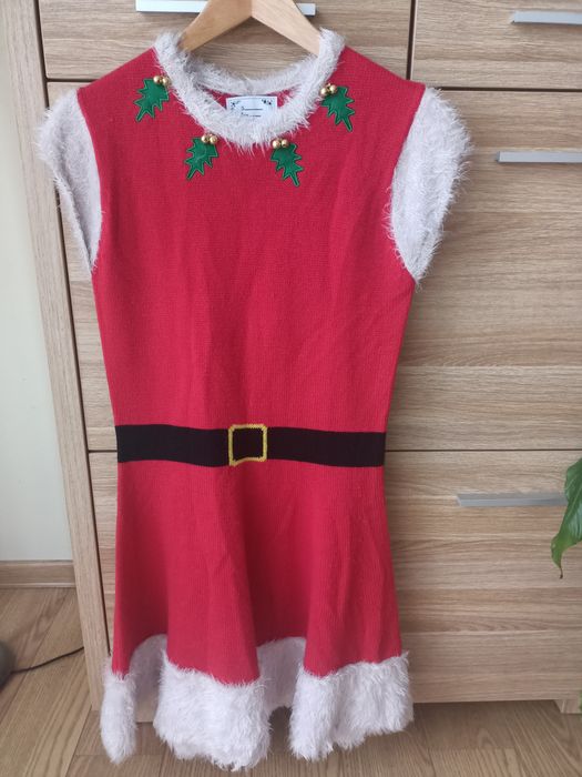 Strój kostium przebranie sukienka Mikołajka
