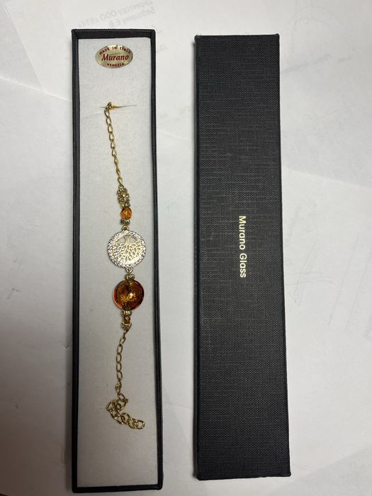 Браслет с муранским стеклом