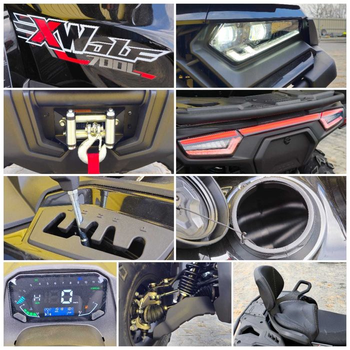 // LONCIN XWOLF 700 // 2025 // KUFER PŁUG // RATY // ProMotor