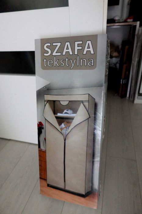 Szafa tekstylna 170 x 75 x50 cm na ubrania