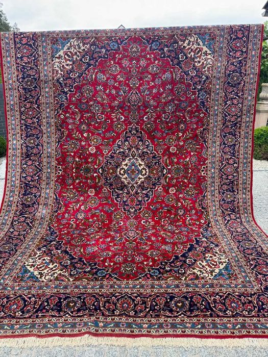Dywan kaszmirowy r.tkany perski Iran Keschan 410x300 galeria 30 tyś