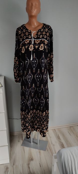 56 8XL 54 7XL kathan sukienka maxi długa trok