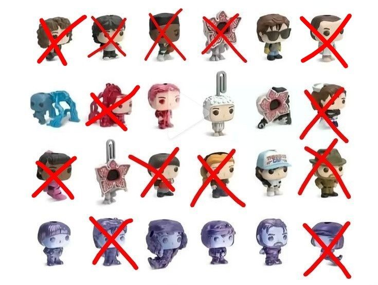 обмін фігурок(3) stranger things