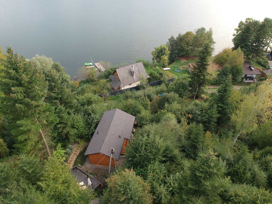 Domek z widokiem nad  jeziorem Rożnowskim, całoroczny, jacuzzi