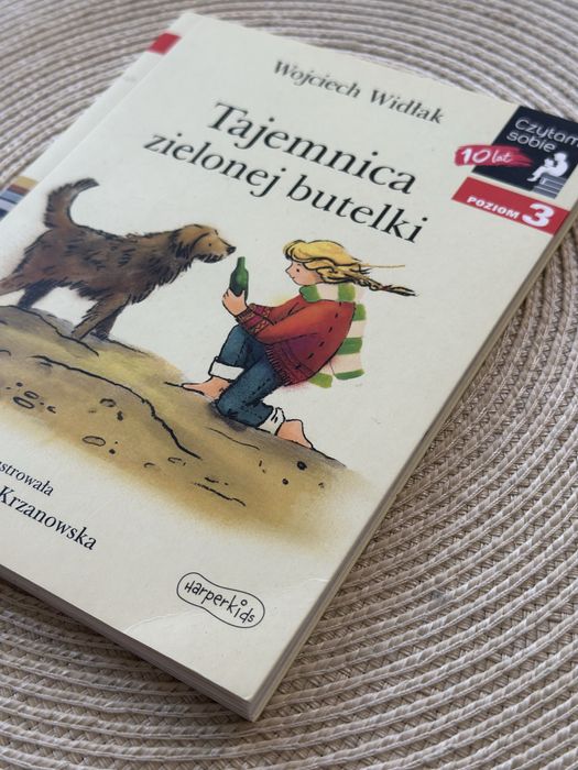 Nauka czytania "Tajemnica zielonej butelki" poziom 3