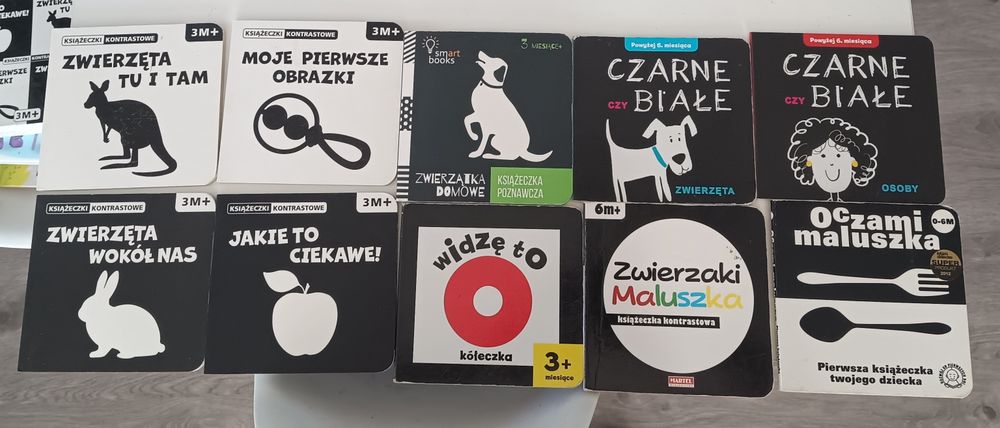 Książeczki/karty kontrastowe