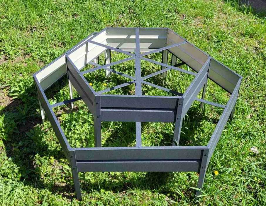 Садові високі  теплі грядки Тёплая высокая грядка для овощей. Клумби