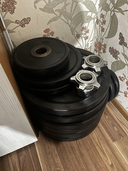 Олімпійська штанга 1984р. млинці гриф гирі гантелі для жиму