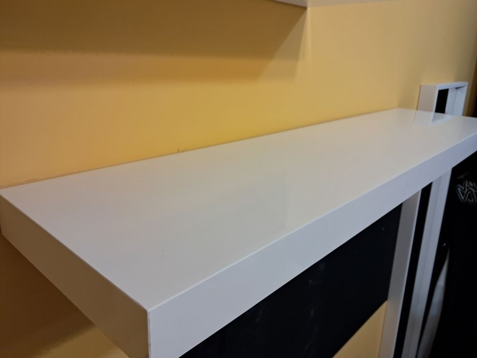 IKEA LACK 110 cm połka ścienna połysk2 szt