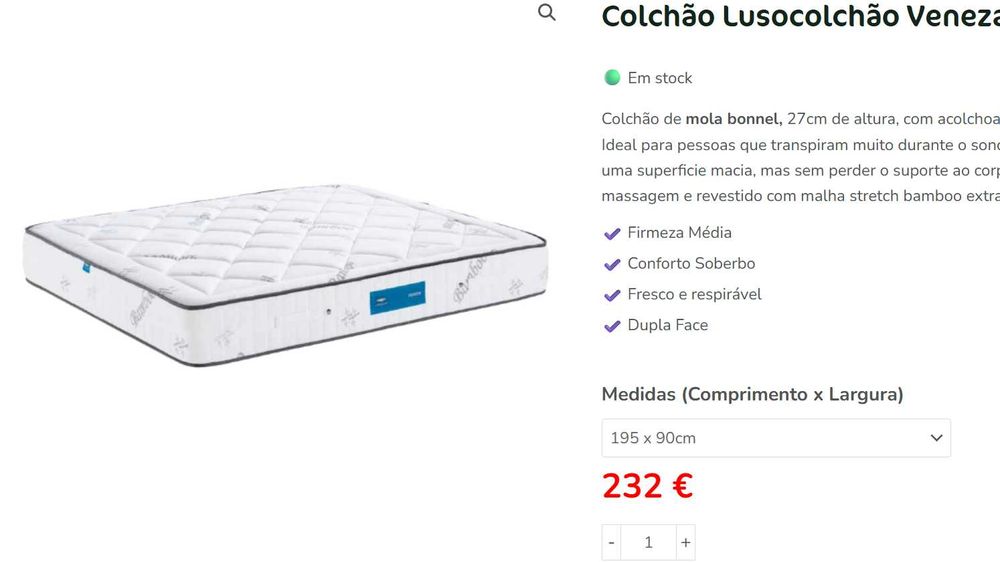 Cama de solteiro IKEA + Estrado de ripas + Colchão Lusocolchão Veneza