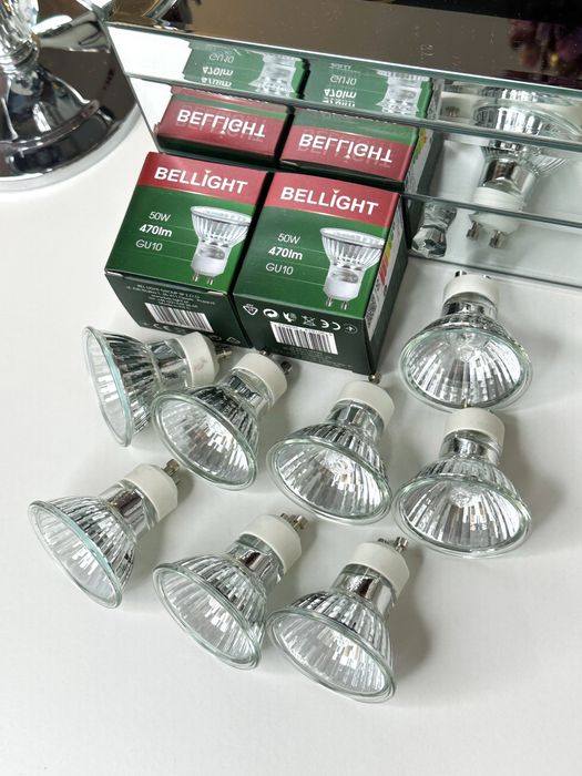 Reflektor halogen GU10 50 WAT 50W 470 LM barwa ciepła nowe