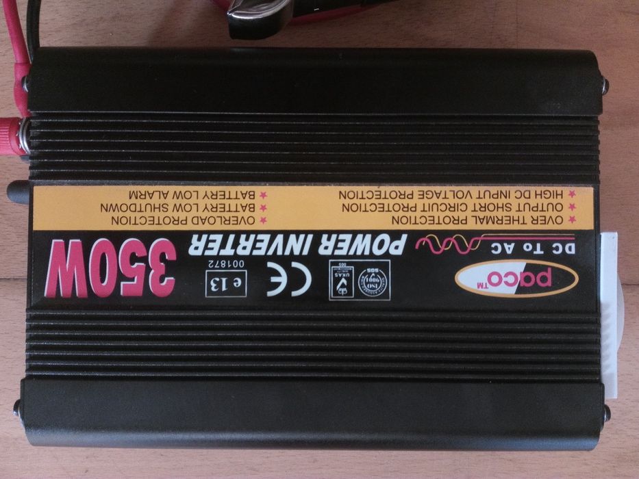 Inversor 350W - 12V DC - 220V AC - 50Hz