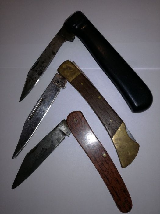 3 Canivetes Coleção- IR QKA, Rostfrei, Junk. Solingen-Preço.Conjunto