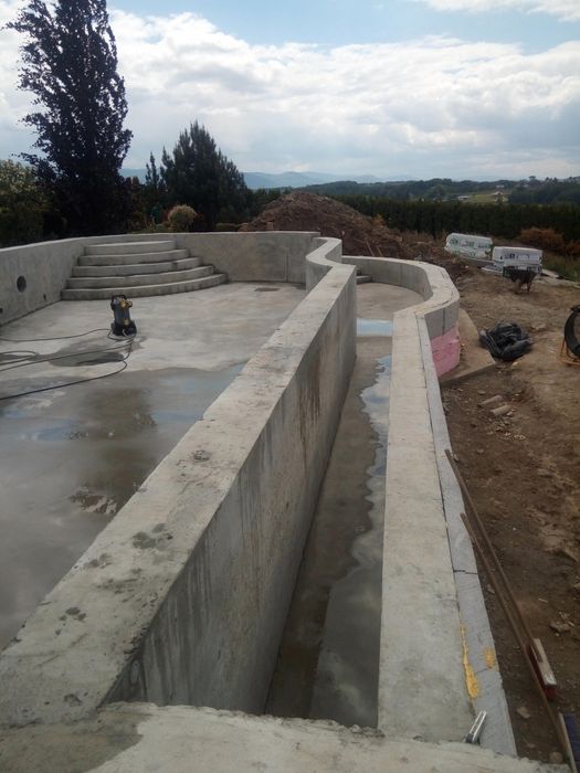 Żelbety, mury oporowe, płyty fundamentowe, baseny, stropy