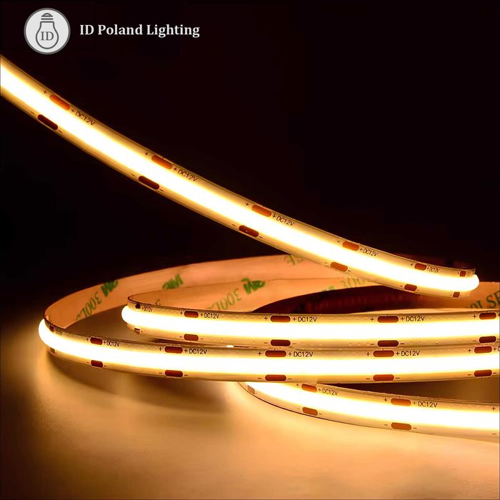 Taśma LED COB 3000K 5m rolka 320 diod/m 12V  IP20