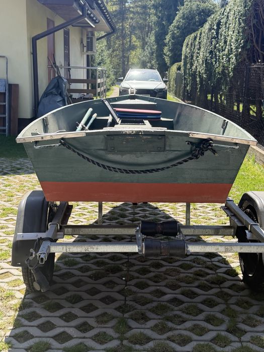 Łódka wędkarska aluminiowa 3 mm – NIEZATAPIALNA, spawy dwustronne,