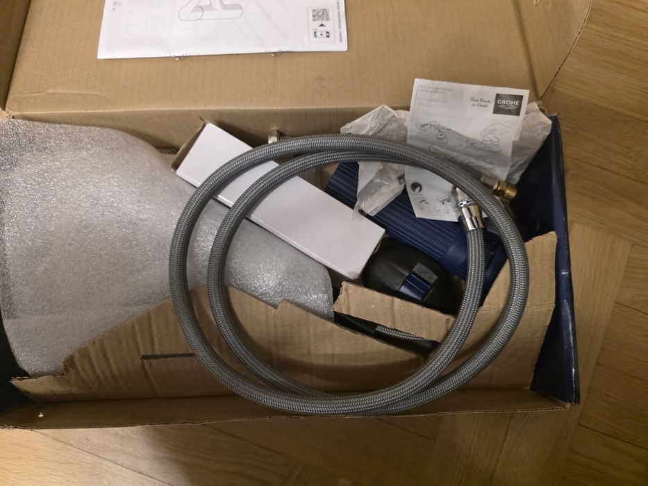 Bateria Kuchenna GROHE START Nowy Kran 2 strumienie wyciągana wylewka