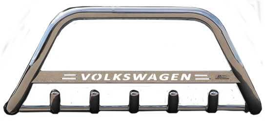 Кенгурятник з нержавійки – Volkswagen Amarok, Ford Ranger, Isuzu D-Max