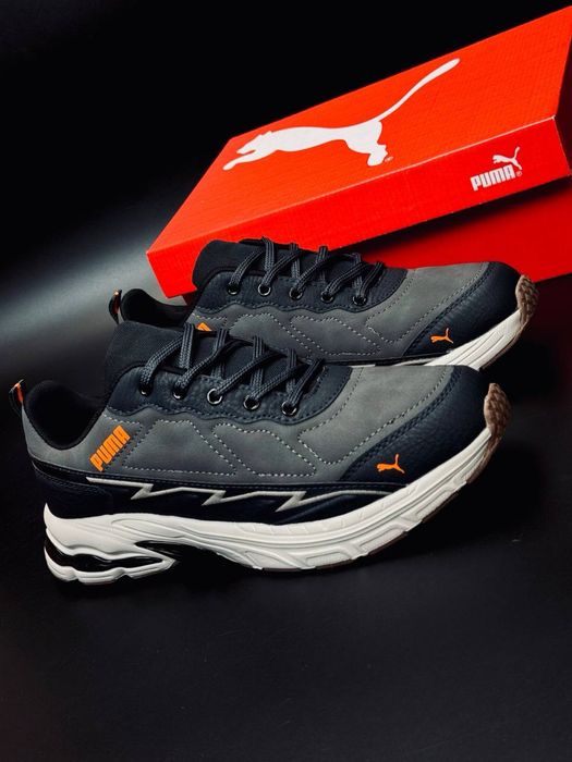 Кожаные кроссовки Puma/ качество и стиль - каждый день / мужские Пума