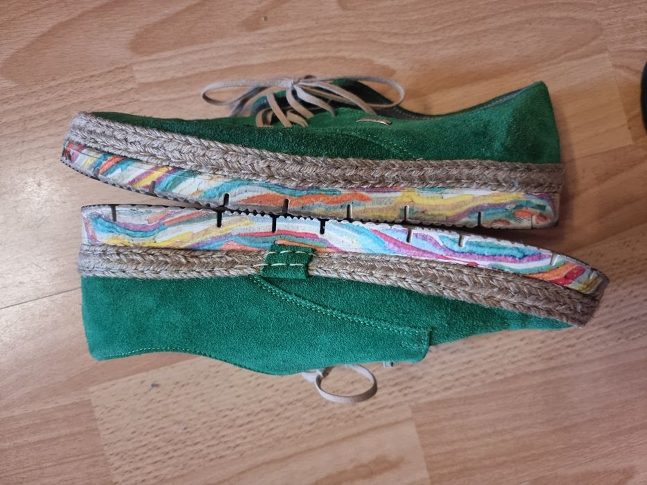 Skorzane damskie buty