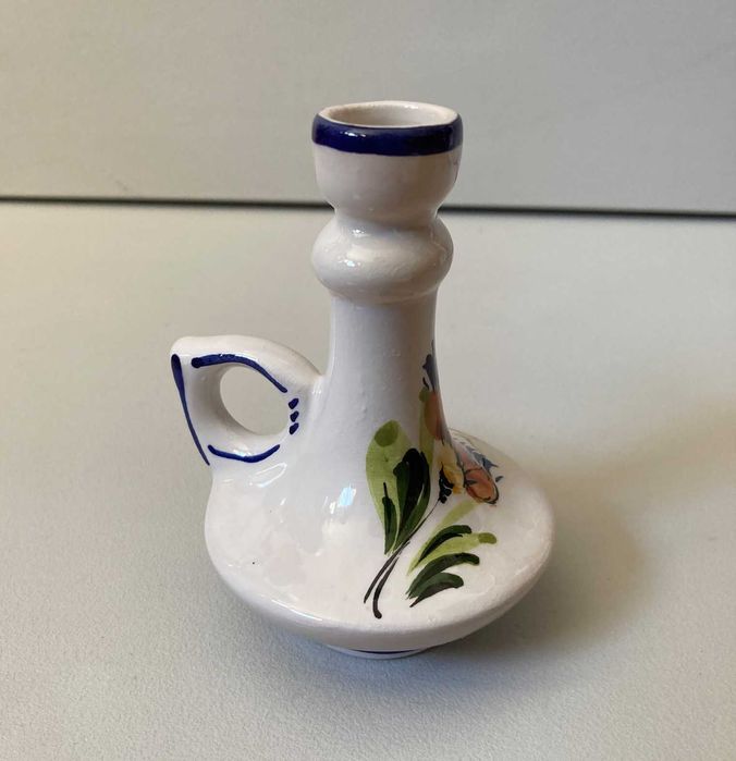 Castiçal de Cerâmica Miniatura