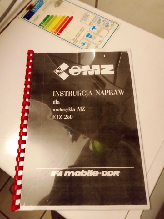 ksiązka instrukcja napraw , po polsku ! silnik naprawy mz etz 250 251