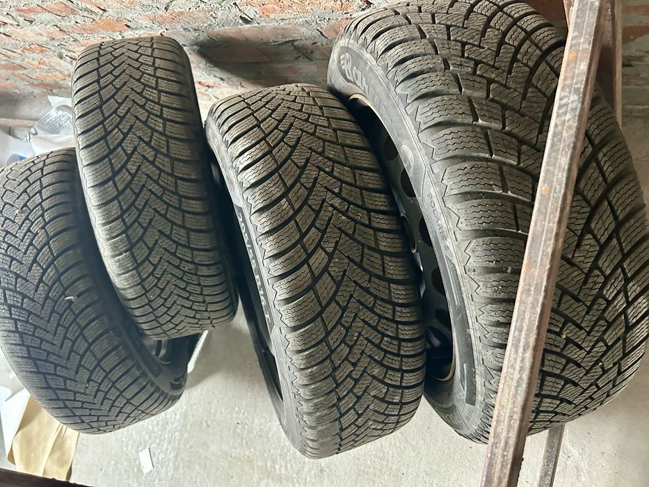 Зима Barum Polaris6 R16 205/55 на дисках