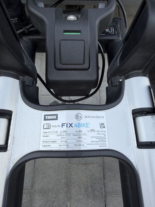 Bagażnik na hak Thule EasyFold XT F2  Fix4Bike