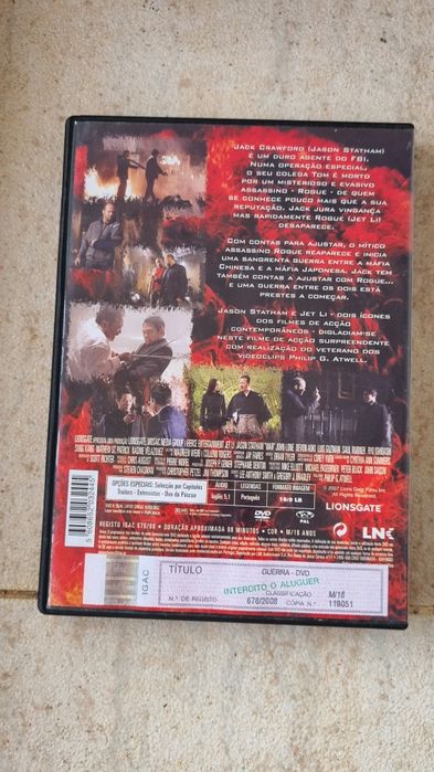 Dvd guerra em bom estado