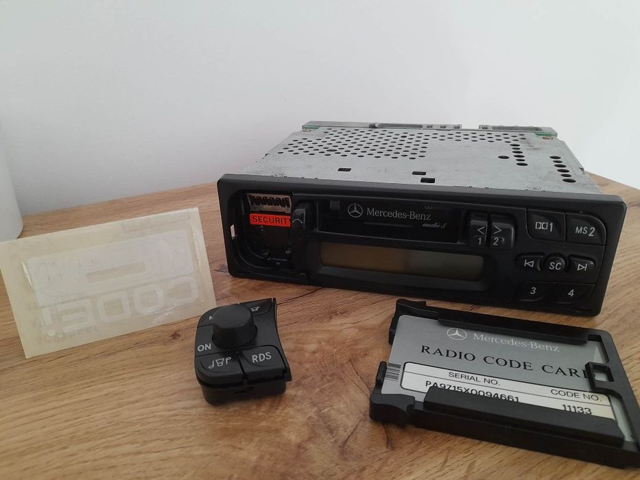 Radio Mercedes Audio 5 rds Bluetooth mp3 w124 w201 r129 w140 r107