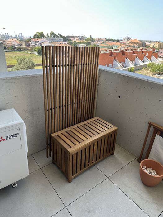 Biombo e caixa de arrumação Ikea Nammaro