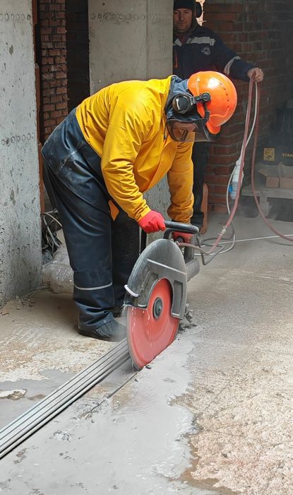 Алмазная резка бетона.