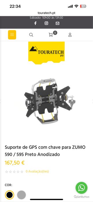 Suporte Touratech para garmin