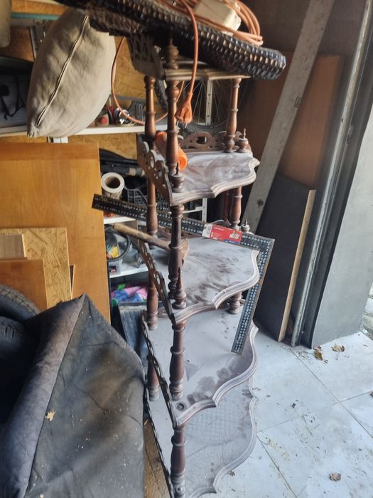 Regał narożny Etażerka